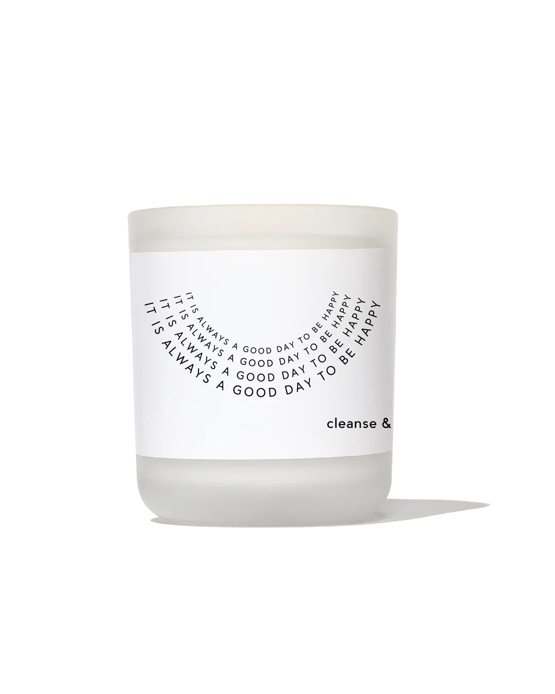 CLEANSE & CO QUOTE BE HAPPY BACCARAT ROUGE CANDLE